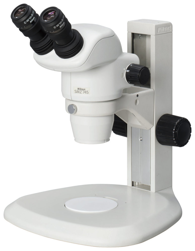 ニコン研究用高級実体顕微鏡SMZ-U ステージ下からの透過照明（暗視野 